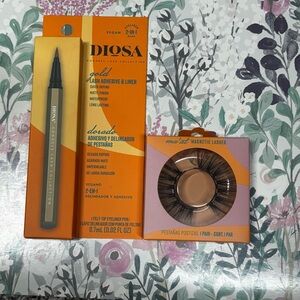 Diosa Magnetic Lashes and Gold Liner Adhesive Set